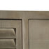 Rustika Rowe -  Drawer Cabinet Solid Mango Wood Grey with Brass 140x40x80 cm